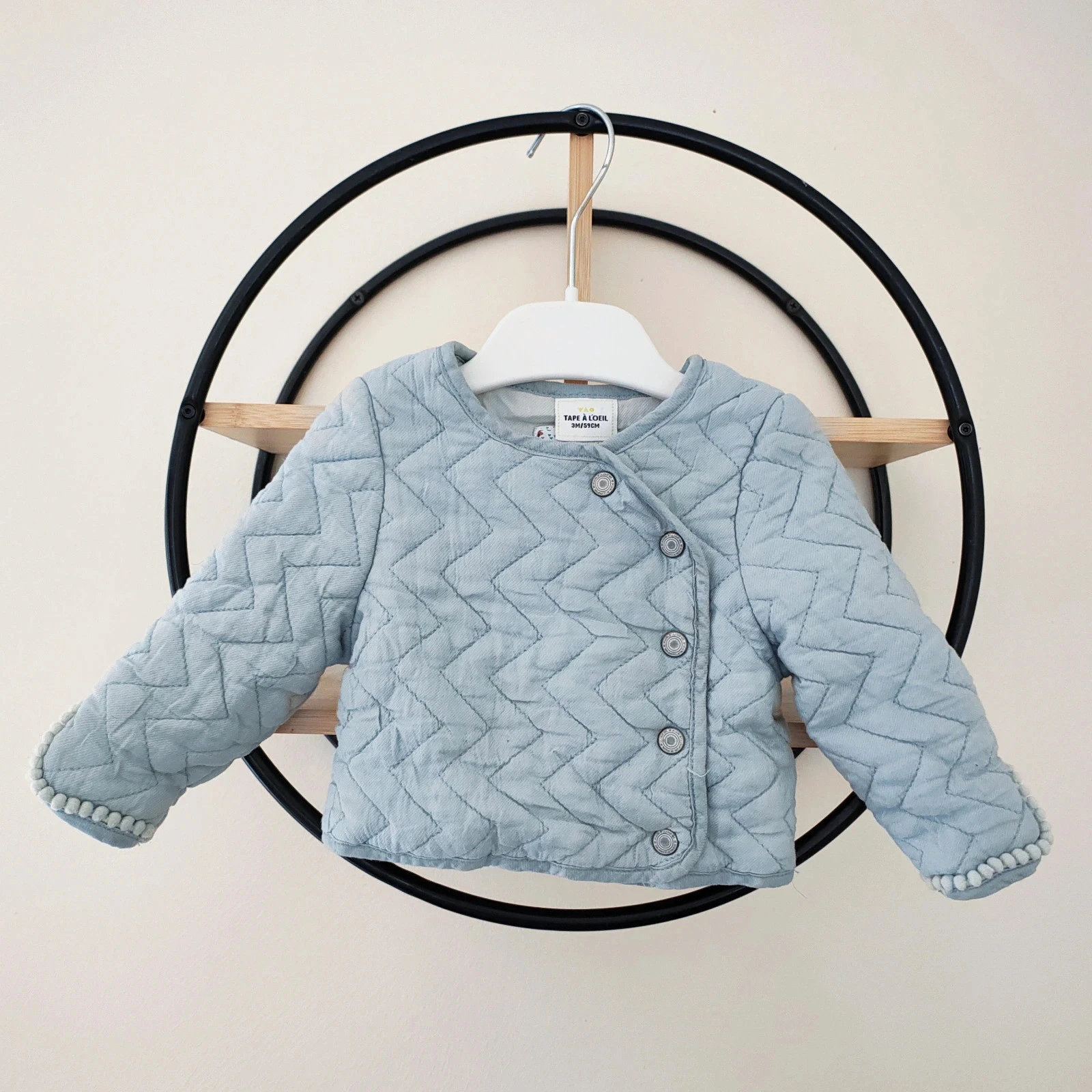 3 mois veste manteau tape a l'oeil